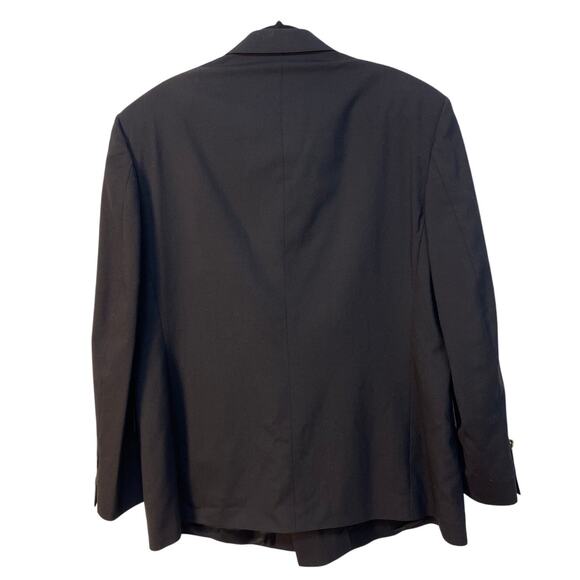 Meeting Street Pickford Regular Blazer Color Black Worsted Wool 44 - Picture 2 of 14